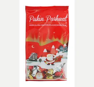 Pukin Parhaat maitosuklaakonvehteja 170g