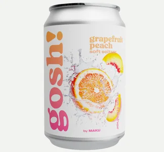 Gosh! Grapefruit Peach makuvesi 0,33l tlk 24-pack