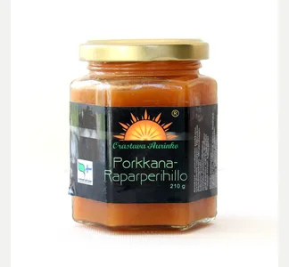 Porkkana-Raparperihillo