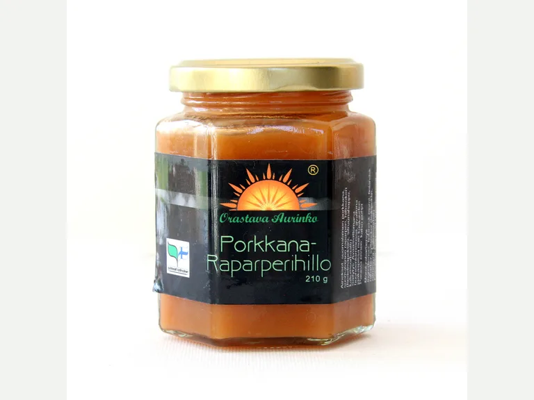 Porkkana-Raparperihillo