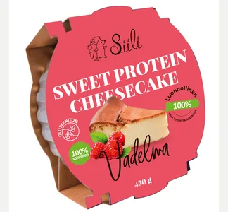 Siili Proteiinijuustokakku 450g vadelma