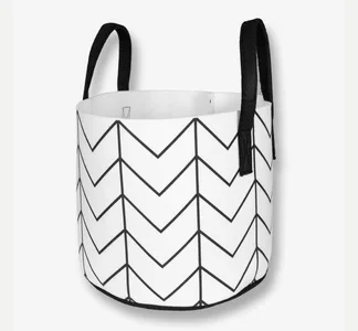 Säilytyskori Chevron 30 L valkoinen