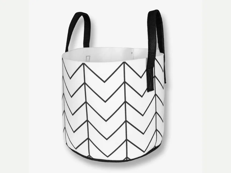 Säilytyskori Chevron 30 L valkoinen