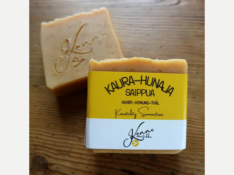 Kaura-hunajasaippua