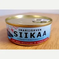 Inarijärven siikaa tomaattikastikkeessa Säilyke