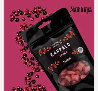 Karpalo-raparperikaramellit