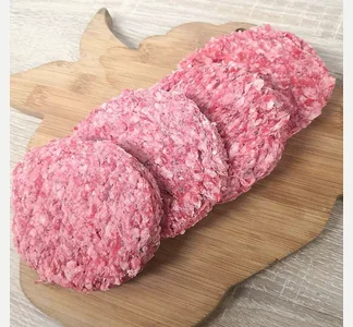 Raaka burgerpihvi pakaste