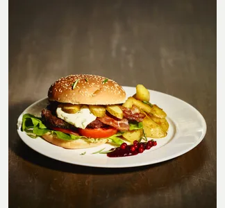 Poro burgerpihvit 2 kpl paketissa pakaste