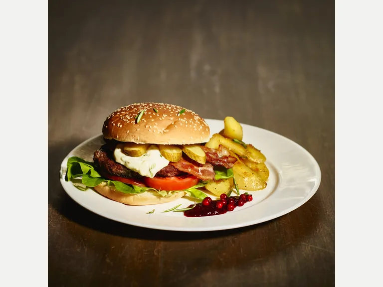 Poro burgerpihvit 2 kpl paketissa pakaste