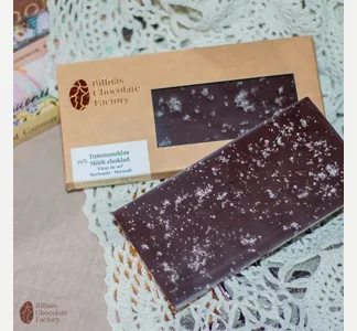 Tummasuklaa+merisuola