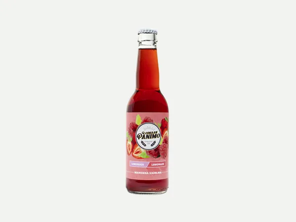 MANSIKKA-VADELMA LIMONADI