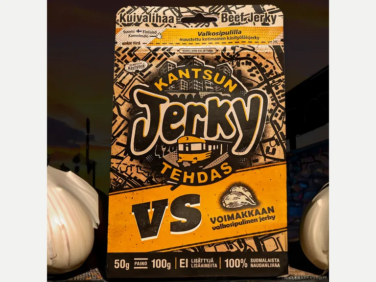 Jerky VS valkosipuli 50 g