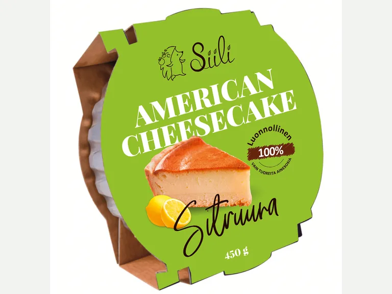 Siili Sitruunajuustokakku 450g amerikkalainen