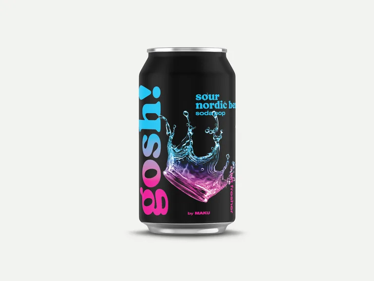 Gosh! Sour Nordic Berries Soda Pop virvoitusjuoma 0,33l tl 24-pack