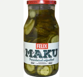 Felix Maku viipaloituja kurkkuja mausteliemessä 1200/690g