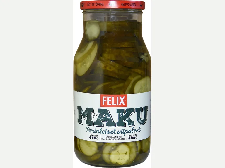 Felix Maku viipaloituja kurkkuja mausteliemessä 1200/690g