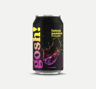 Gosh! Lemon Passion Soda Pop virvoitusjuoma 0,33l tlk