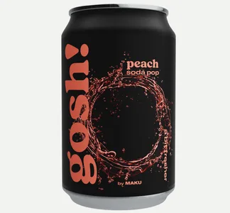 Gosh! Peach Soda Pop 0,33l tlk 24-pack