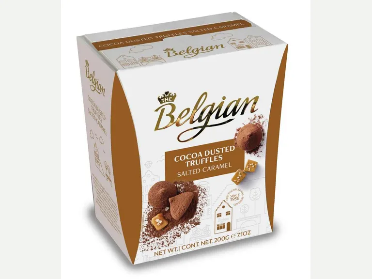 The Belgian Truffles Salted Caramel 200g kaakaotryffelit