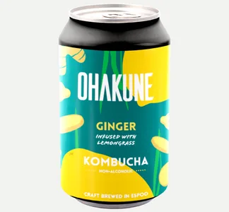 Kombucha Ginger, 330ml 12-pack