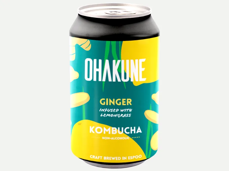 Kombucha Ginger, 330ml 12-pack