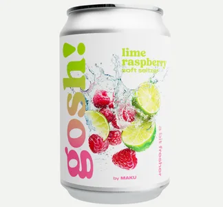 Gosh! Lime Raspberry makuvesi 0,33l tlk 24-pack