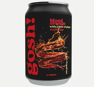Gosh! Blood Orange with a hint of Ginger Soda pop 0,33l tlk 24-pack