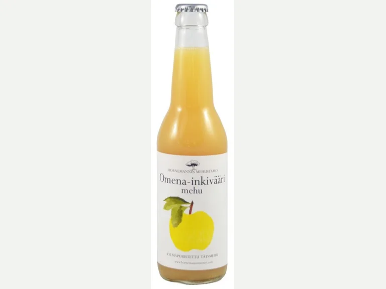 Kylmäpuristettu omena-inkiväärimehu