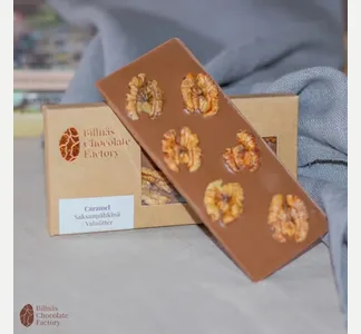 Maitosuklaa, Caramel & saksanpähkinä