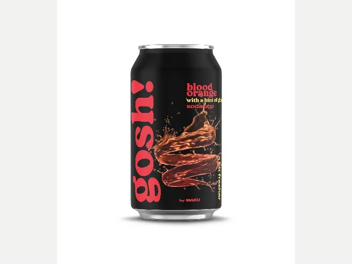 Gosh! Blood Orange with a hint of Ginger Soda pop 0,33l tlk