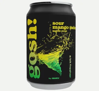 Gosh! Sour Mango-Melon Soda pop 0,33l tlk 24-pack