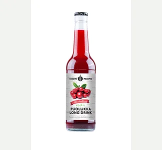 Puolukka Long Drink, 0,33L plo, 0% 24-pack